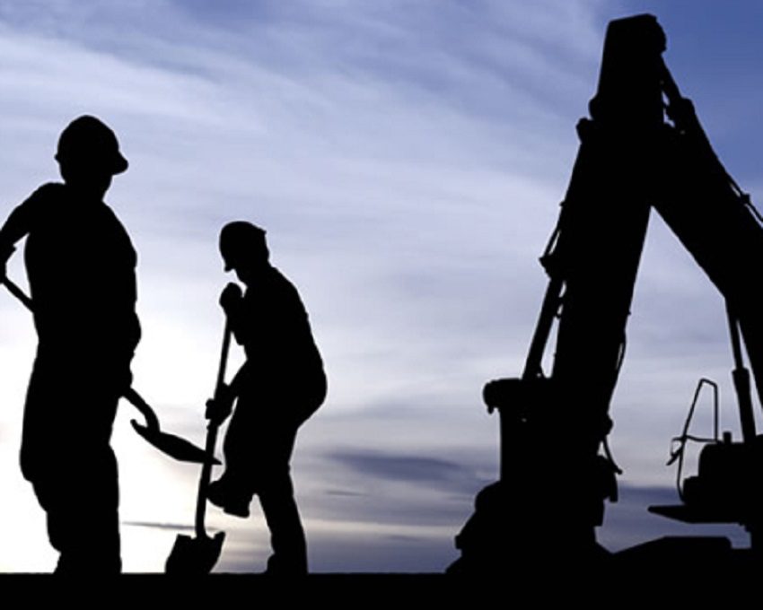 Silhouette of Workers